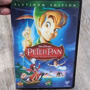 Disney Peter Pan Platinum Edition DVD with Green and Red Cover